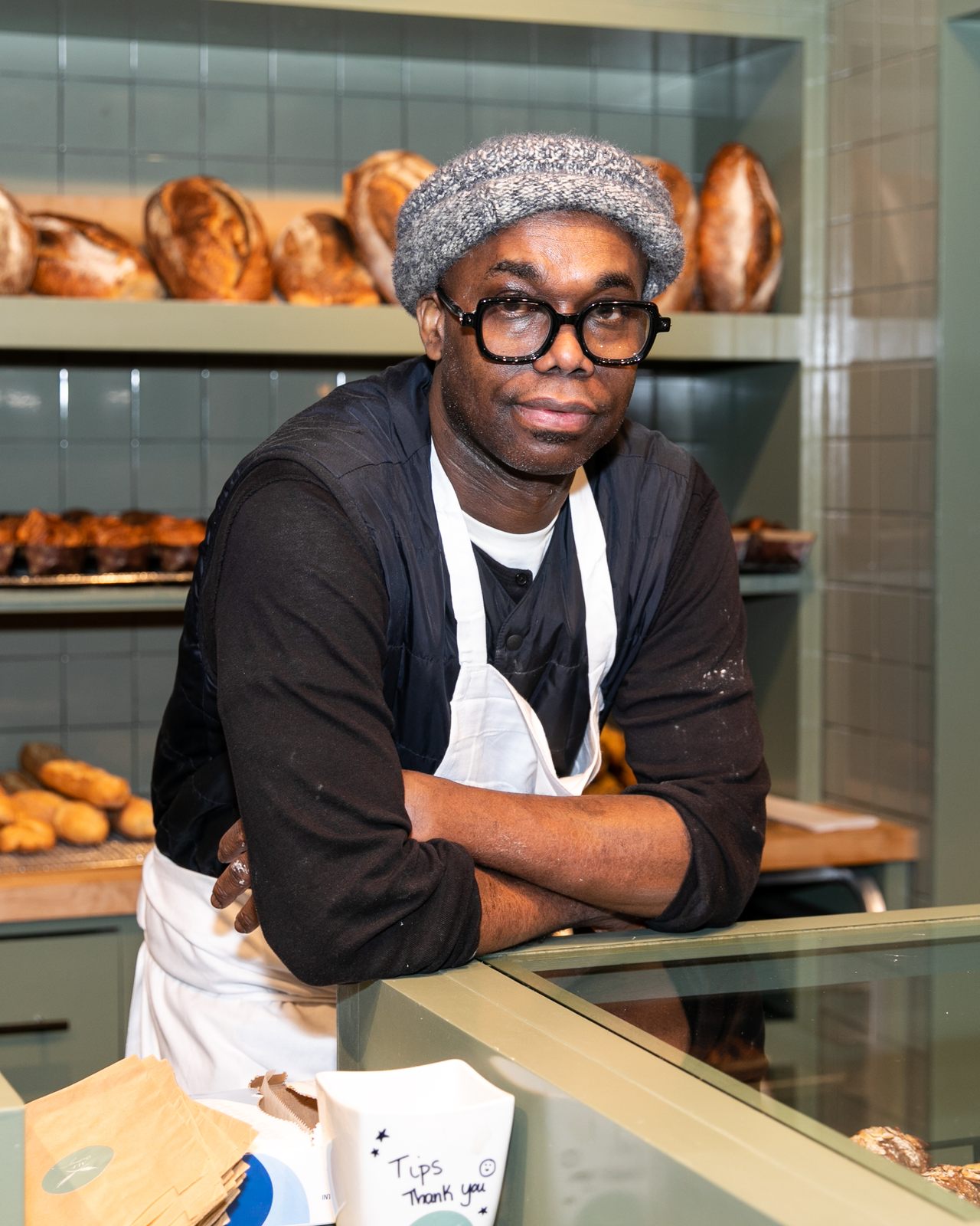 Amadou Ly at ALF Bakery.